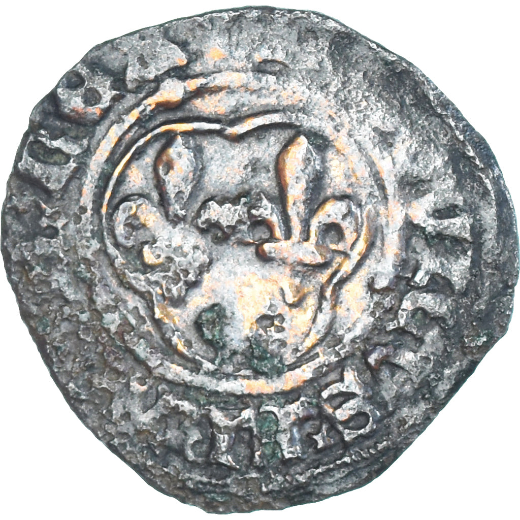 Monnaie, France, Louis XII, Denier Tournois, 1498-1514, Saint Lô, TB+, Billon
