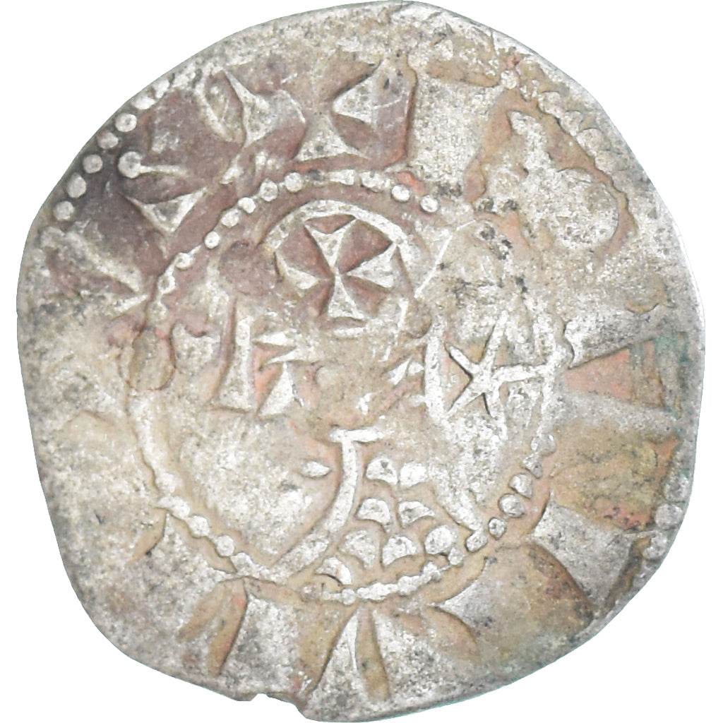 Munten, Turkije, Principality of Antioch, Bohemund III, Denier, 1163-1201