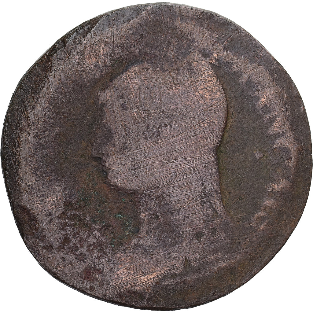 Moneda, Francia, Dupré, 5 Centimes, AN 5, Paris, BC, Cobre, Gadoury:126