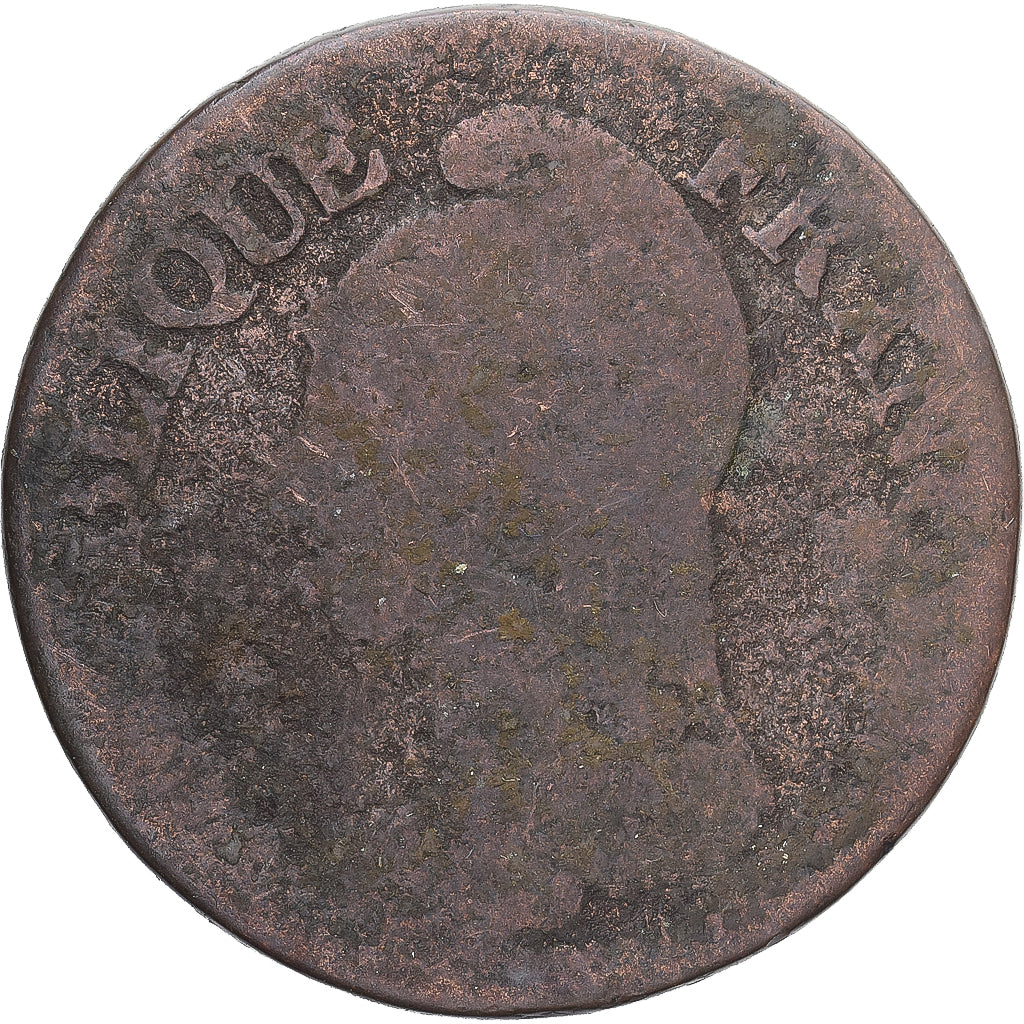 Moneda, Francia, Dupré, 5 Centimes, AN 5, Paris, BC, Cobre, Gadoury:126