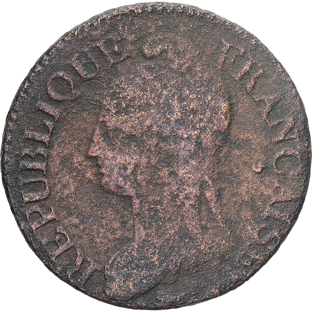Moneda, Francia, Dupré, 5 Centimes, AN 5, Paris, BC, Cobre, Gadoury:126