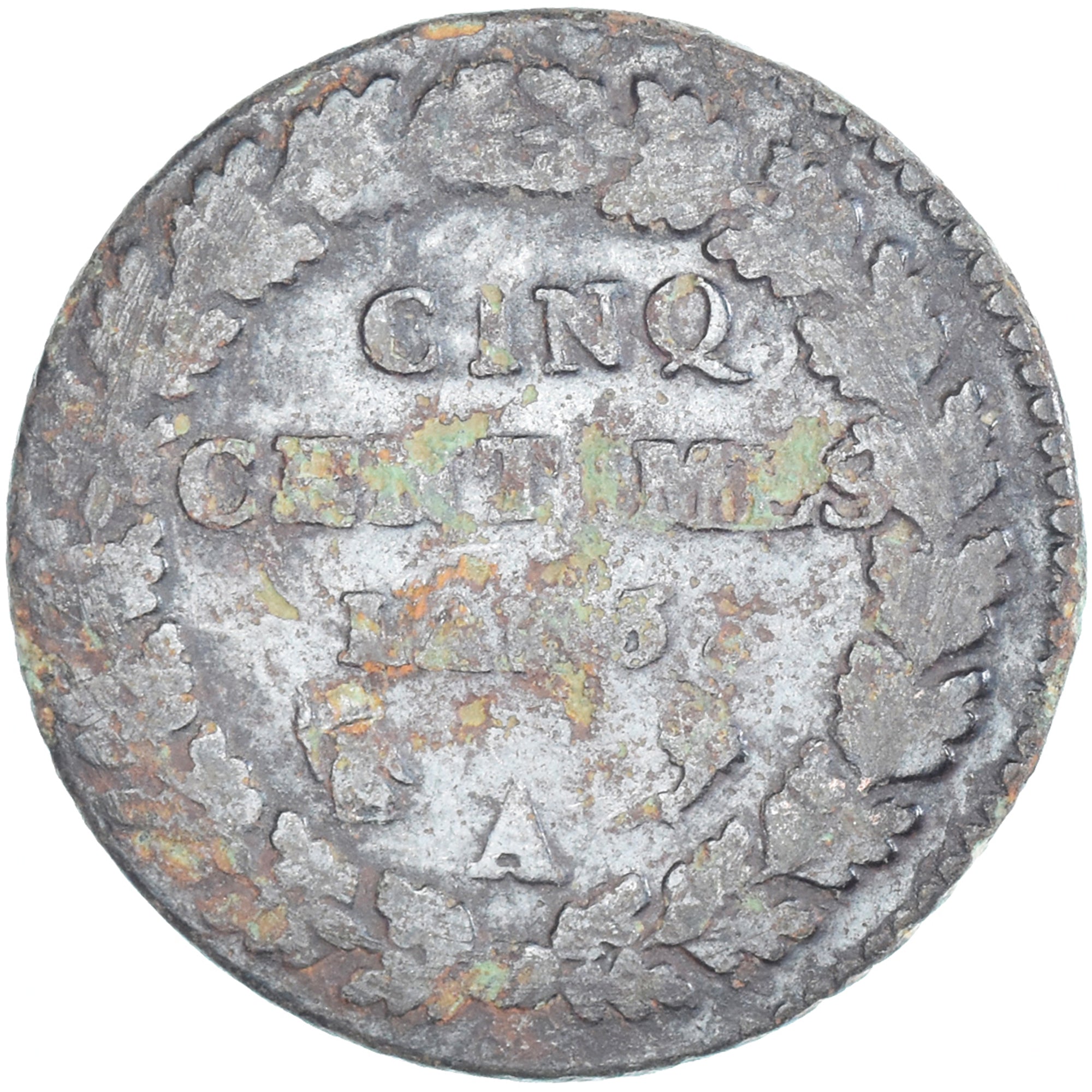Moeda, França, Dupré, 5 Centimes, AN 5, Paris, VF(20-25), Cobre, Gadoury:126
