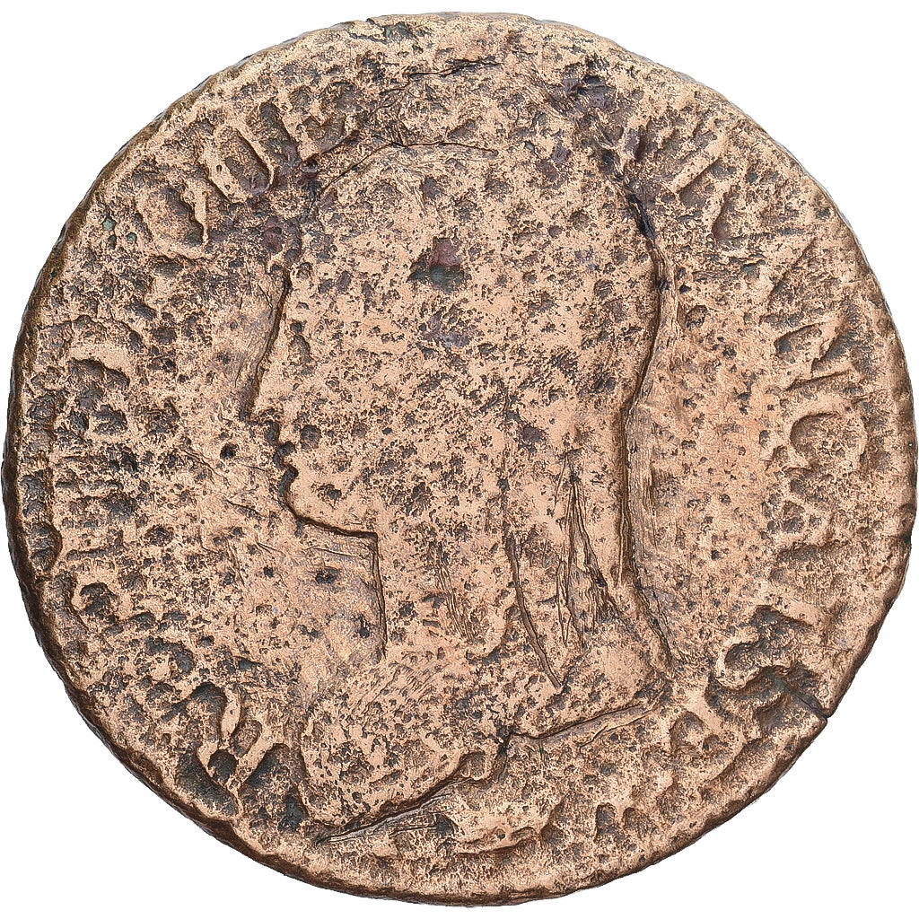 Munten, Frankrijk, Dupré, 5 Centimes, AN 5, Paris, ZG+, Koper, Gadoury:126