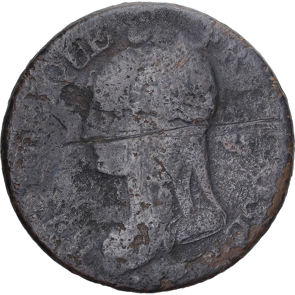 Munten, Frankrijk, Dupré, 5 Centimes, AN 5, Paris, ZG+, Koper, Gadoury:126