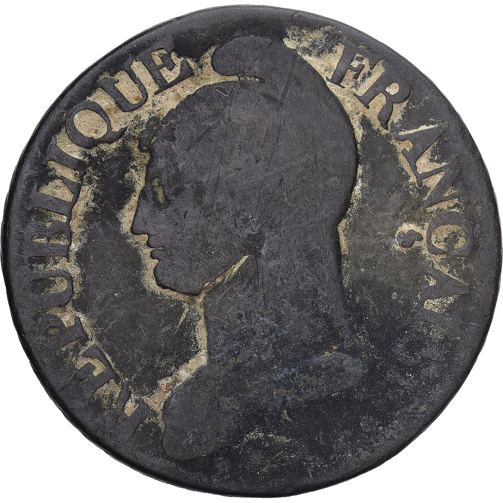 Münze, Frankreich, Dupré, 5 Centimes, AN 5, Paris, SGE+, Kupfer, Gadoury:126