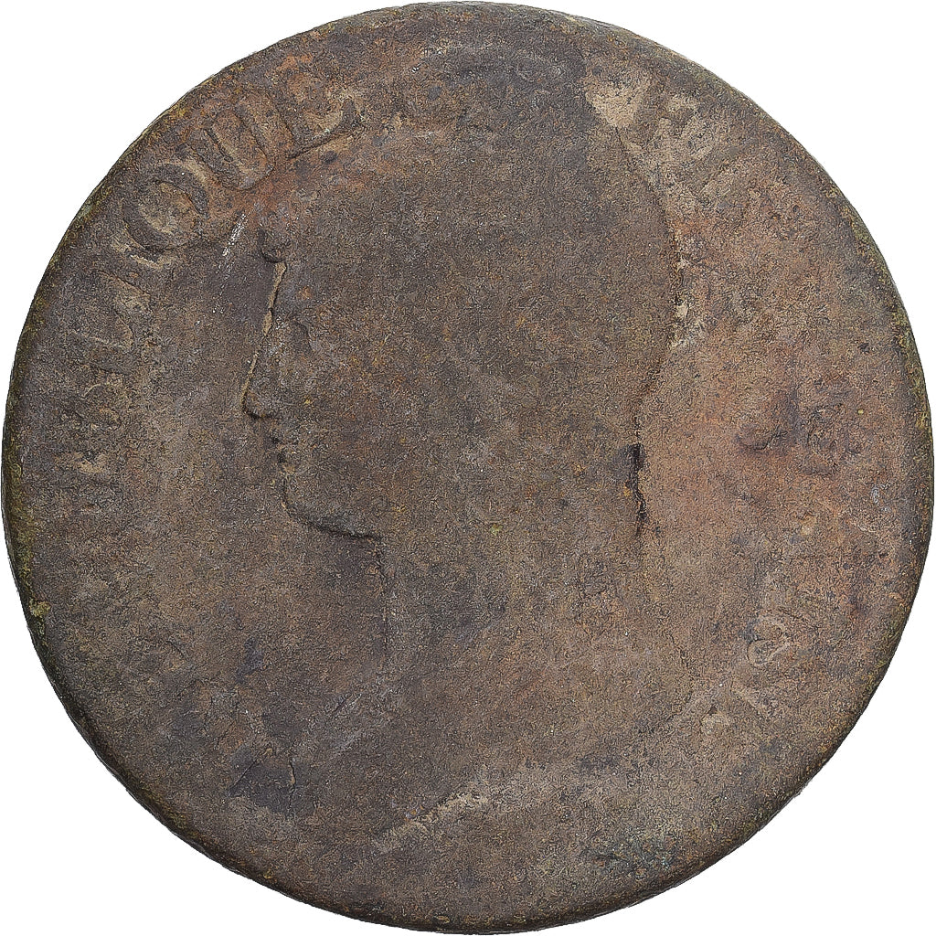 Moneda, Francia, Dupré, 5 Centimes, AN 5, Paris, BC, Cobre, Gadoury:126
