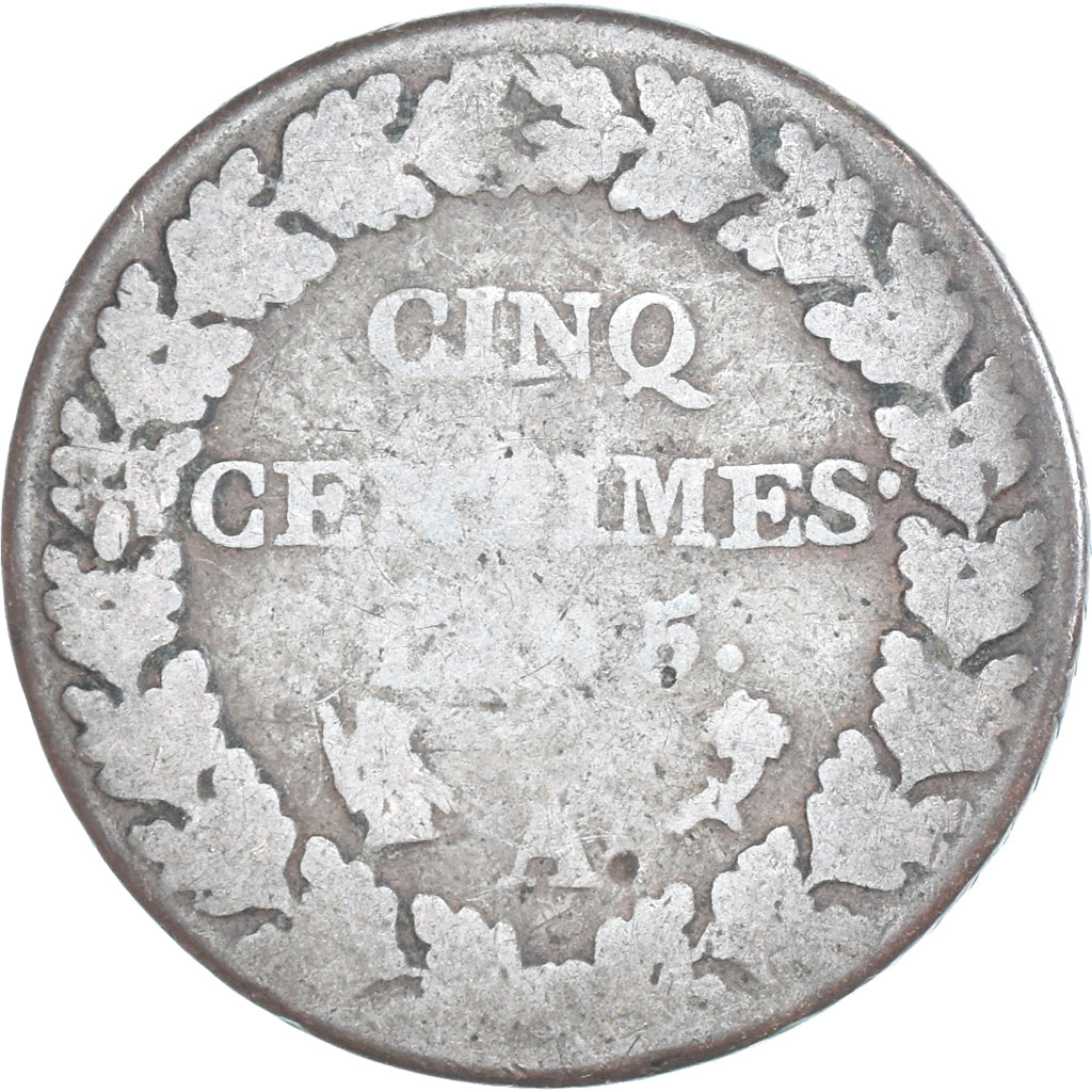 Munten, Frankrijk, Dupré, 5 Centimes, AN 5, Paris, FR, Koper, Gadoury:126