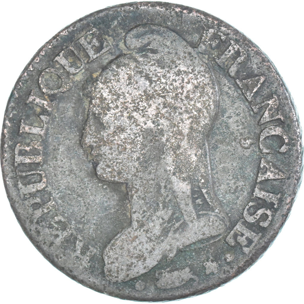 Moeda, França, Dupré, 5 Centimes, AN 5, Paris, VF(20-25), Cobre, Gadoury:126