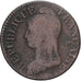 Moneda, Francia, Dupré, 5 Centimes, AN 5, Paris, BC+, Cobre, Gadoury:126