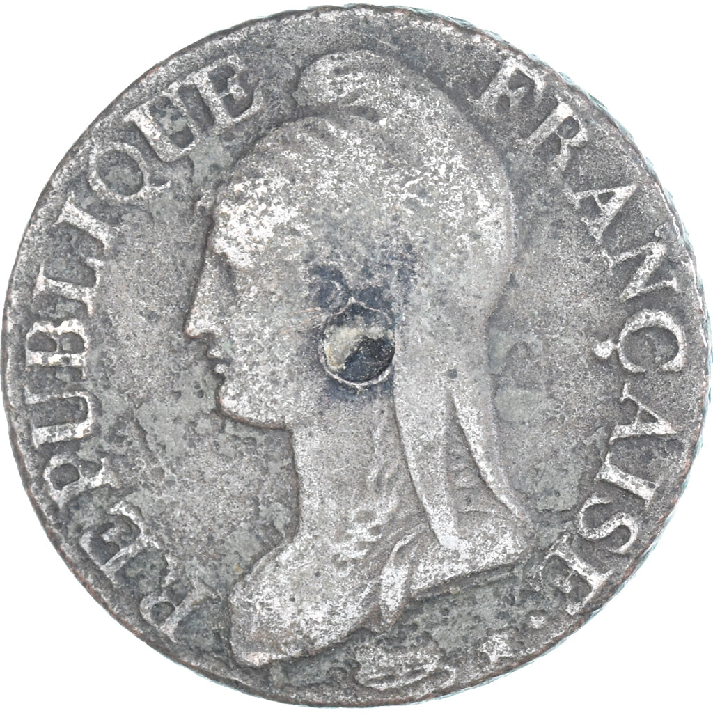 Moeda, França, Dupré, 5 Centimes, AN 5, Paris, VF(30-35), Cobre, Gadoury:126