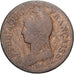 Moneda, Francia, Dupré, Decime, AN 8, Strasbourg, BC+, Cobre, Gadoury:187a