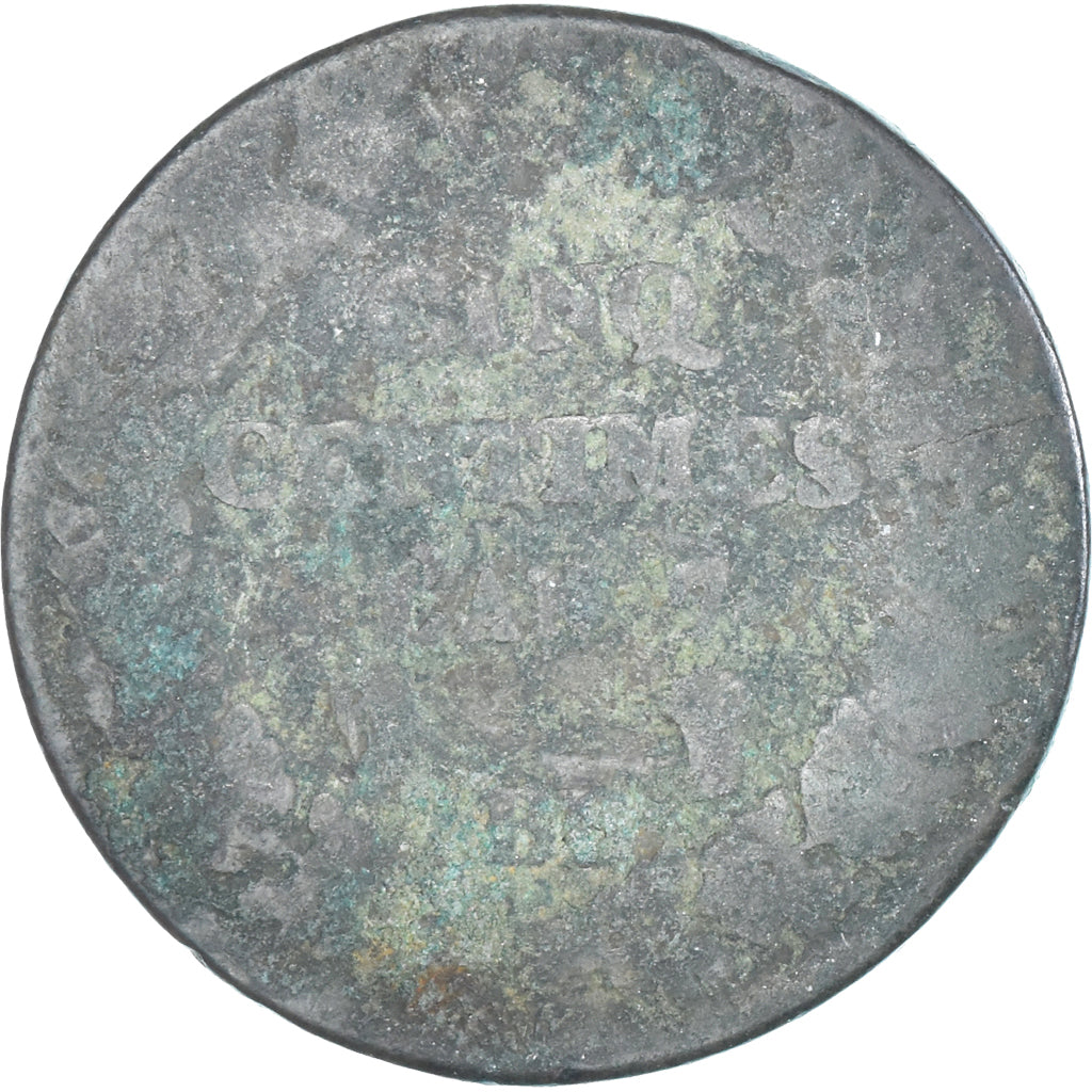 Moneta, Francja, Dupré, 5 Centimes, AN 7, Strasbourg, F(12-15), Miedź