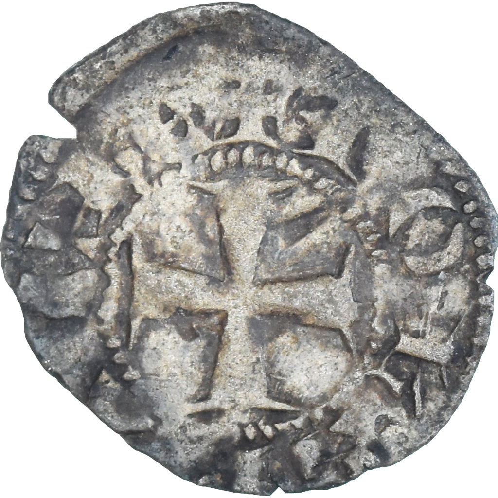Moneta, Grecia, Principality of Achaea, Jean de Durazzo, Denier, 1318-1333