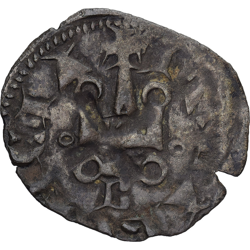 Moneda, Grecia, Principality of Achaea, Jean de Durazzo, Denier, 1318-1333