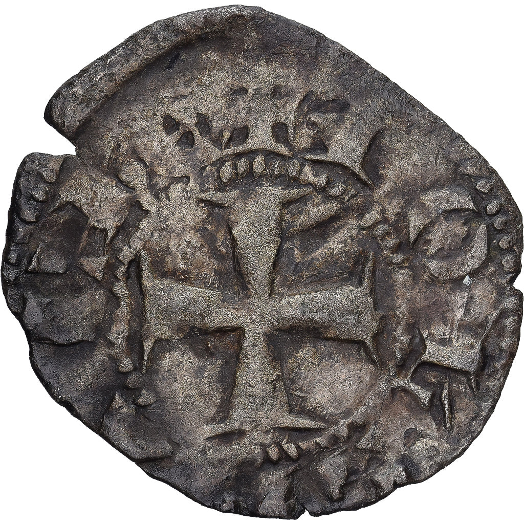 Moneda, Grecia, Principality of Achaea, Jean de Durazzo, Denier, 1318-1333