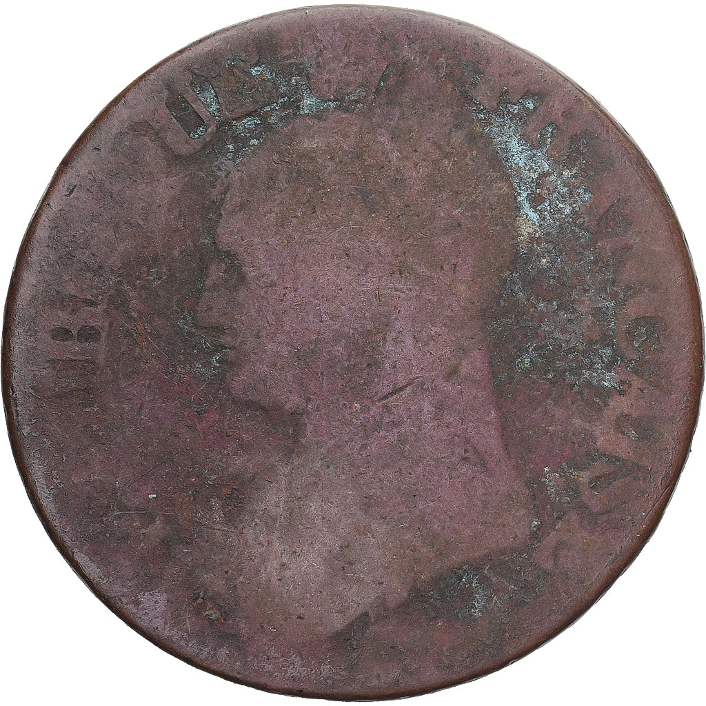 Moneda, Francia, Dupré, 5 Centimes, AN 8, Paris, BC, Cobre, Gadoury:126