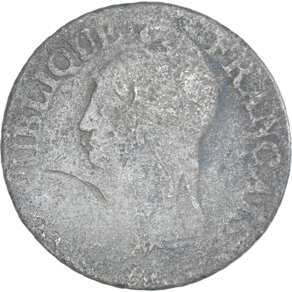 Moneta, Francia, Dupré, 5 Centimes, AN 8, Paris, B+, Rame, Gadoury:126