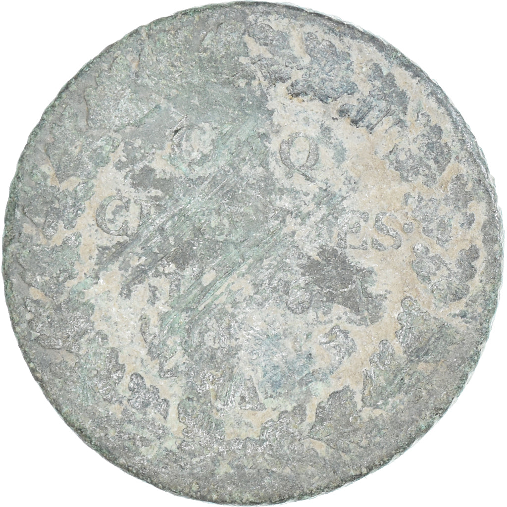 Munten, Frankrijk, Dupré, 5 Centimes, AN 8, Paris, ZG+, Koper, Gadoury:126