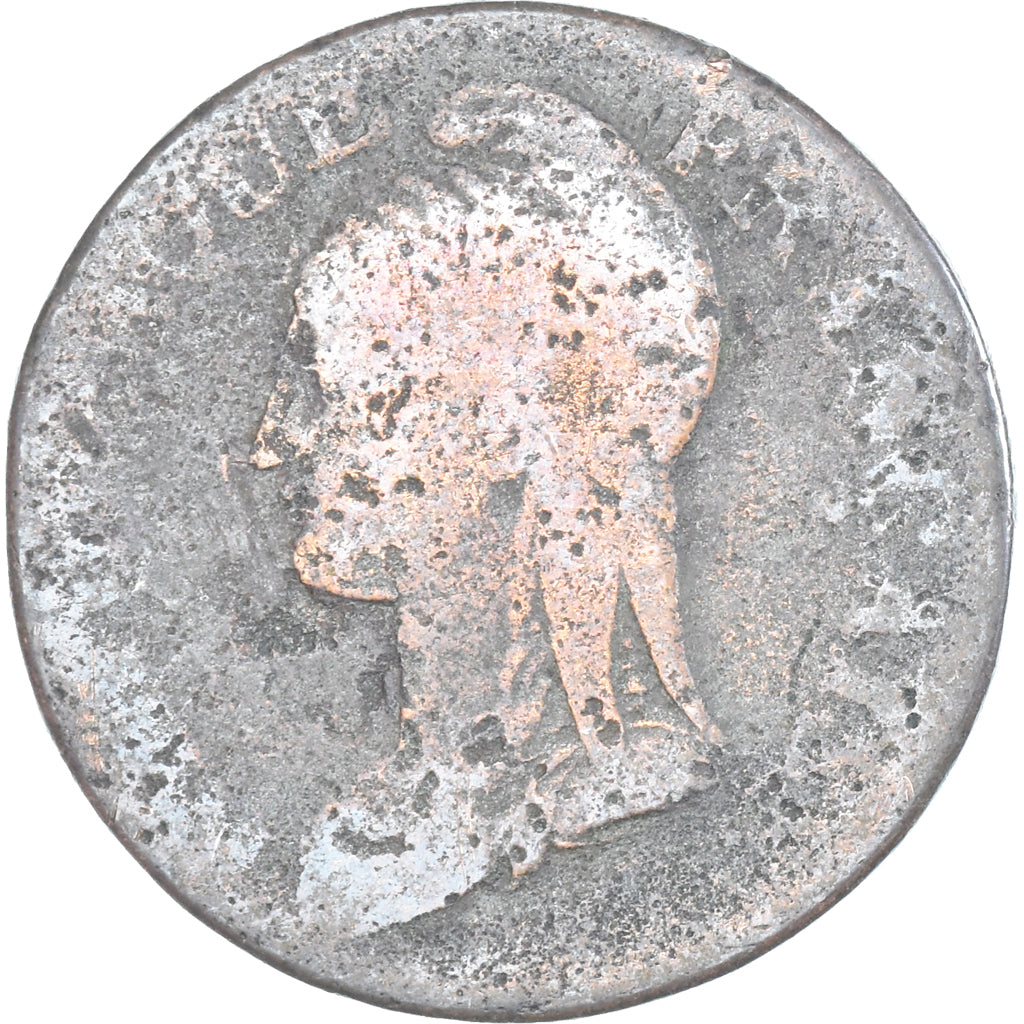 Munten, Frankrijk, Dupré, 5 Centimes, AN 8, Paris, ZG+, Koper, Gadoury:126