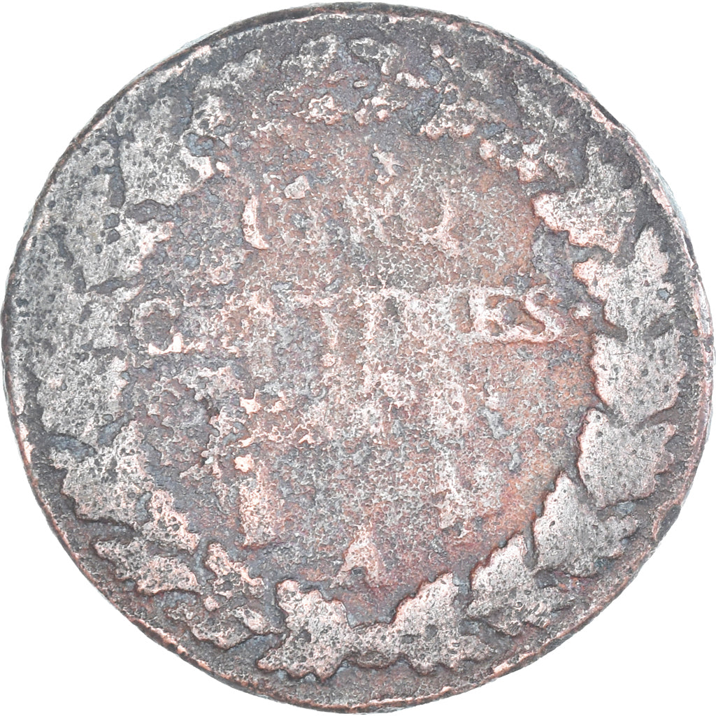 Moneta, Francja, Dupré, 5 Centimes, AN 8, Paris, F(12-15), Miedź, Gadoury:126