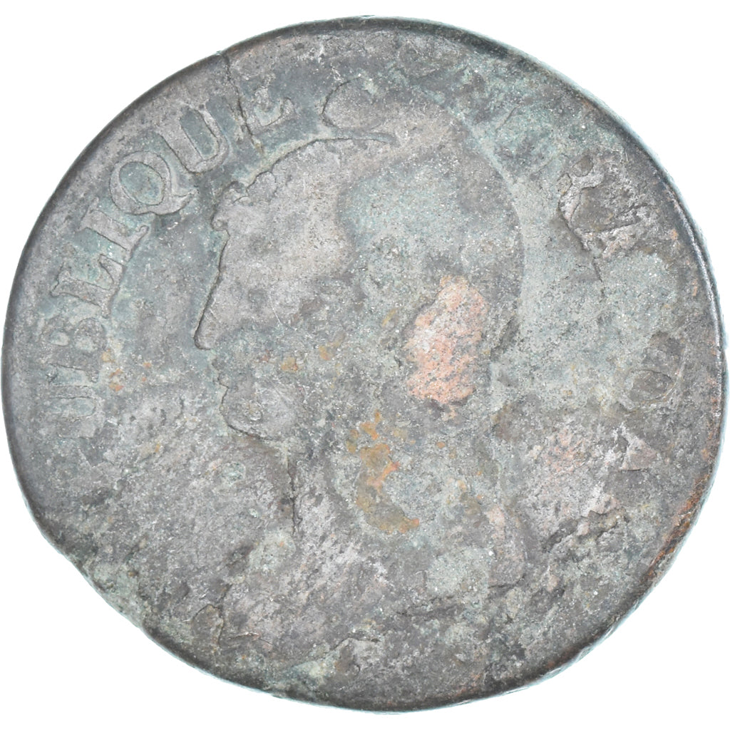 Munten, Frankrijk, Dupré, 5 Centimes, AN 8, Paris, ZG, Koper, Gadoury:126