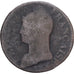 Moneda, Francia, Dupré, 5 Centimes, AN 8, Metz, BC, Cobre, Gadoury:126