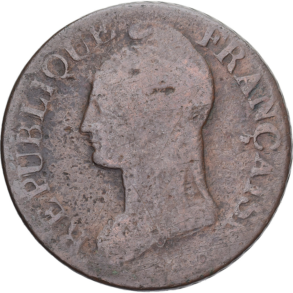 Munten, Frankrijk, Dupré, 5 Centimes, AN 8, Paris, FR, Koper, Gadoury:126