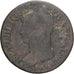 Moeda, França, Dupré, 5 Centimes, AN 8/5, Paris, F(12-15), Cobre, Gadoury:126a