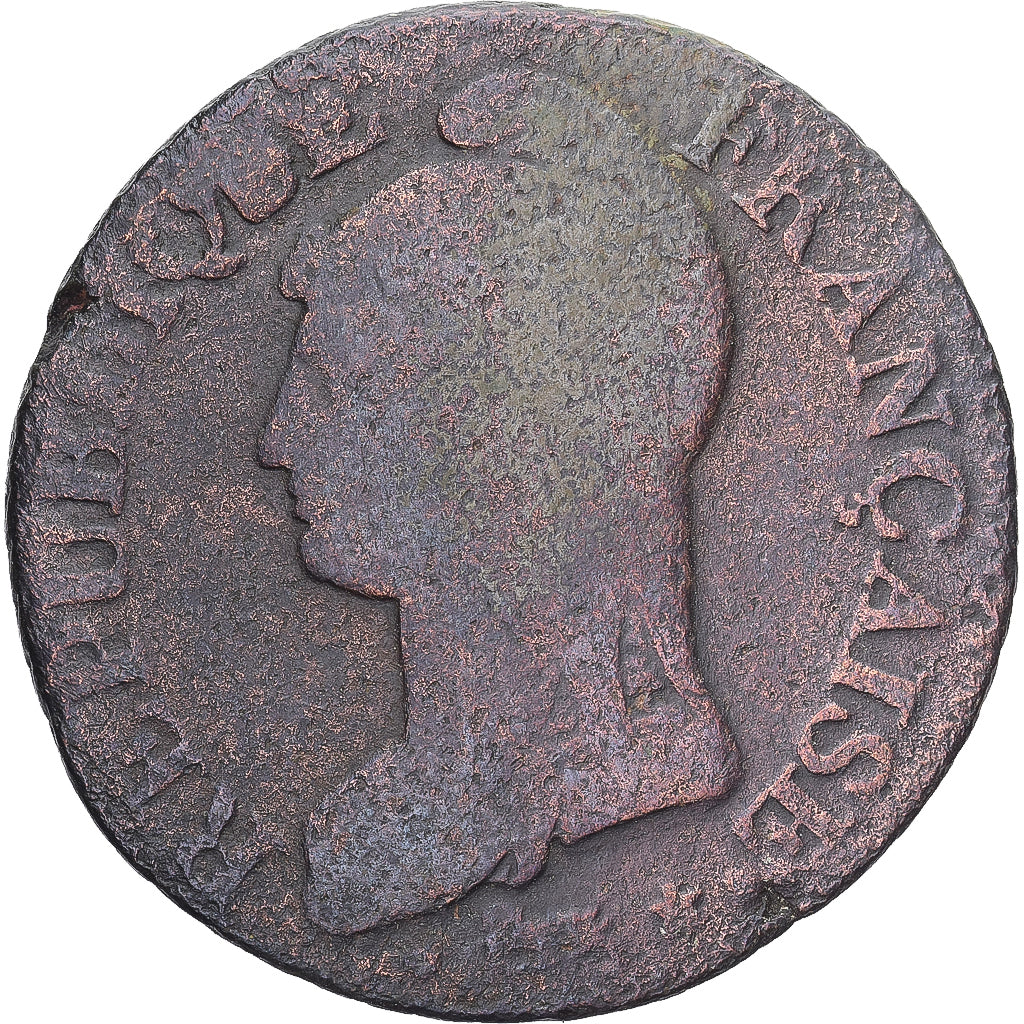 Münze, Frankreich, Dupré, 5 Centimes, AN 8/5, Paris, S, Kupfer, Gadoury:126a