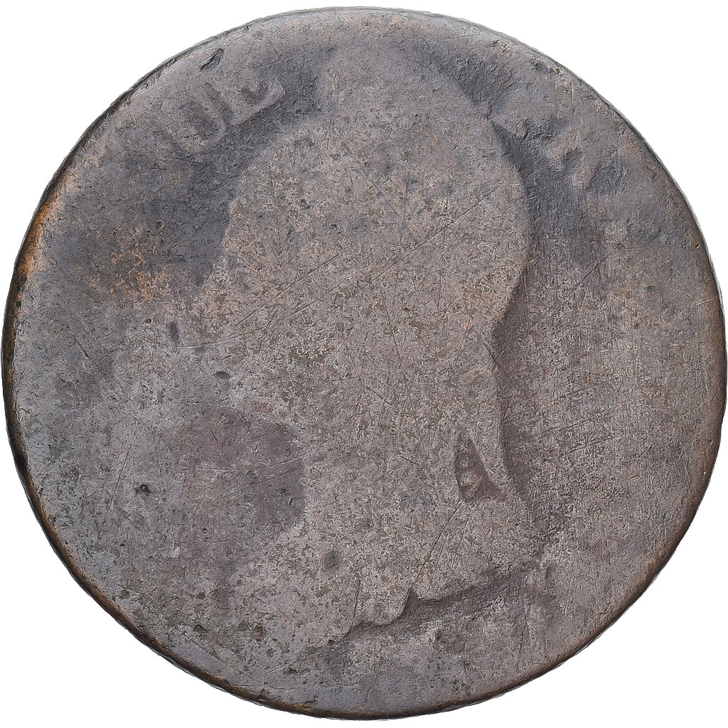 Moneda, Francia, Dupré, 5 Centimes, An 8/7, Paris, BC, Cobre, Gadoury:126a