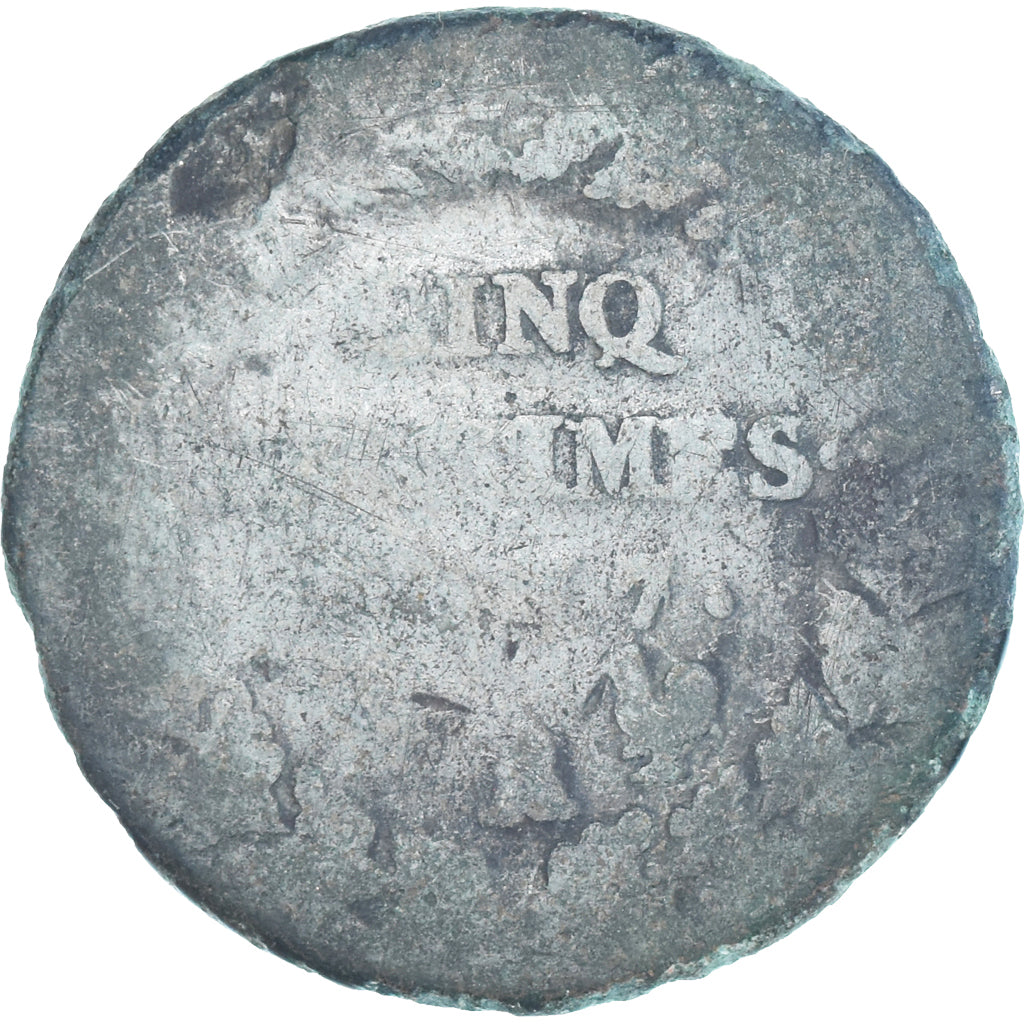 Moeda, França, Dupré, 5 Centimes, AN 7/5, Paris (A/R), F(12-15), Cobre