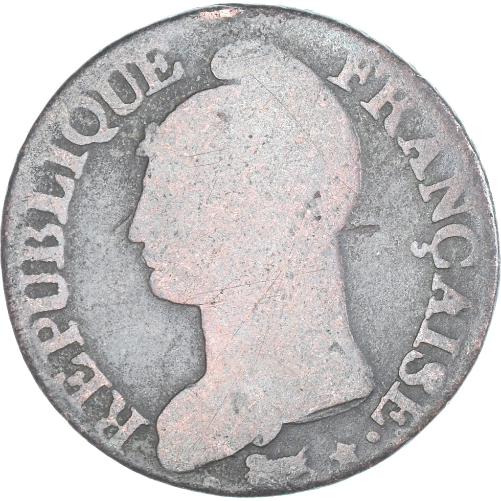 Munten, Frankrijk, Dupré, 5 Centimes, An 8/?, Paris, FR, Koper, Gadoury:126a