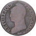 Moneda, Francia, Dupré, 5 Centimes, An 8/?, Paris, BC+, Cobre, Gadoury:126a