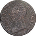 Moeda, França, Dupré, 5 Centimes, Paris, VG(8-10), Cobre, Gadoury:126/126a
