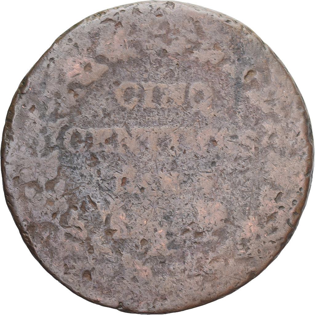 Munten, Frankrijk, Dupré, 5 Centimes, Paris, ZG+, Koper, Gadoury:126/126a