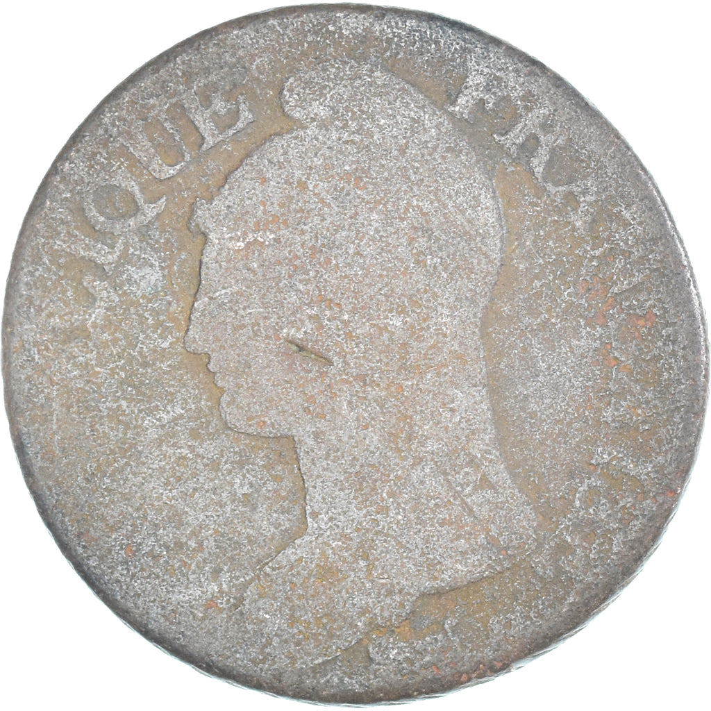 Moeda, França, Dupré, 5 Centimes, Paris, F(12-15), Cobre, Gadoury:126/126a