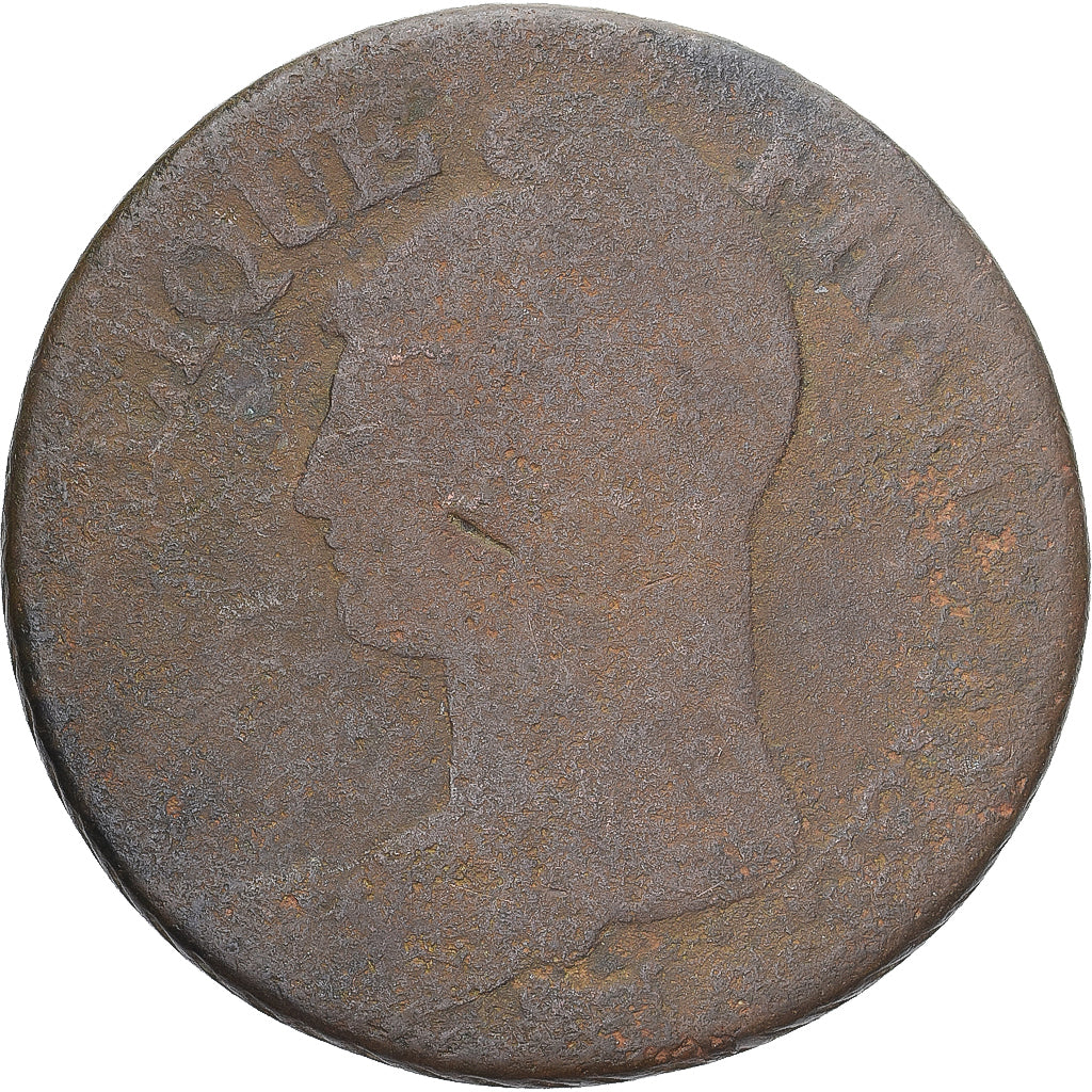 Munten, Frankrijk, Dupré, 5 Centimes, Paris, ZG+, Koper, Gadoury:126/126a