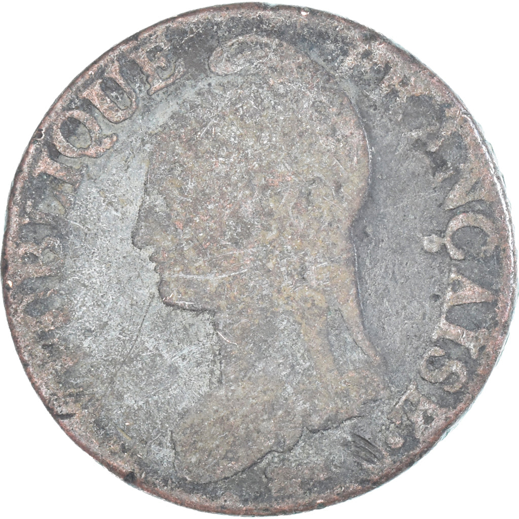 Münze, Frankreich, Dupré, 5 Centimes, Paris, SGE+, Kupfer, Gadoury:126/126a
