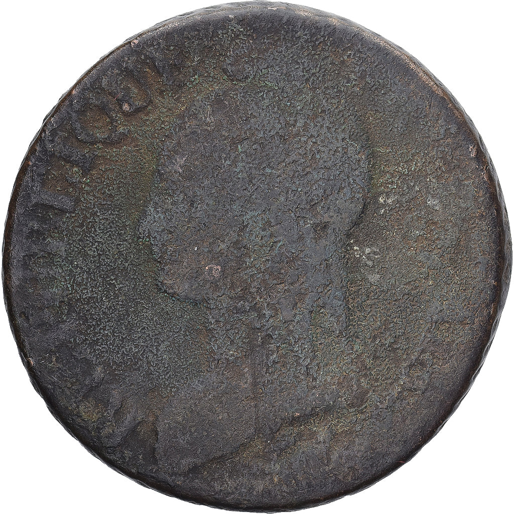 Moneda, Francia, Dupré, 5 Centimes, Paris, BC, Cobre, Gadoury:126/126a