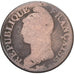 Moneda, Francia, Dupré, 5 Centimes, Paris, BC+, Cobre, Gadoury:126/126a