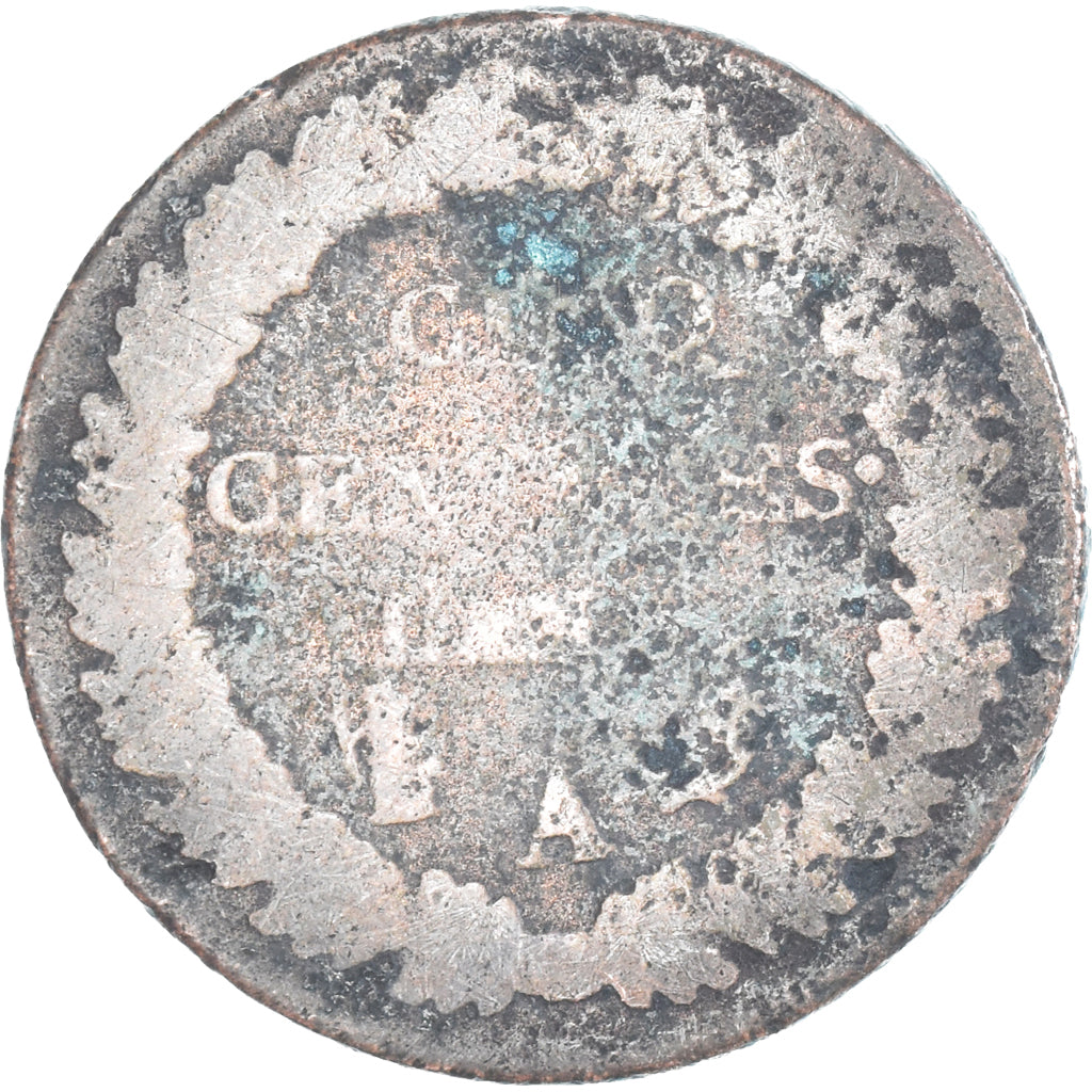 Moeda, França, Dupré, 5 Centimes, Paris, VF(20-25), Cobre, Gadoury:126/126a