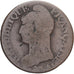 Moneda, Francia, Dupré, 5 Centimes, Paris, BC+, Cobre, Gadoury:126/126a