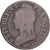 Moneda, Francia, Dupré, 5 Centimes, Paris, BC+, Cobre, Gadoury:126/126a