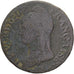 Moneda, Francia, Dupré, 5 Centimes, Paris, BC+, Cobre, Gadoury:126/126a