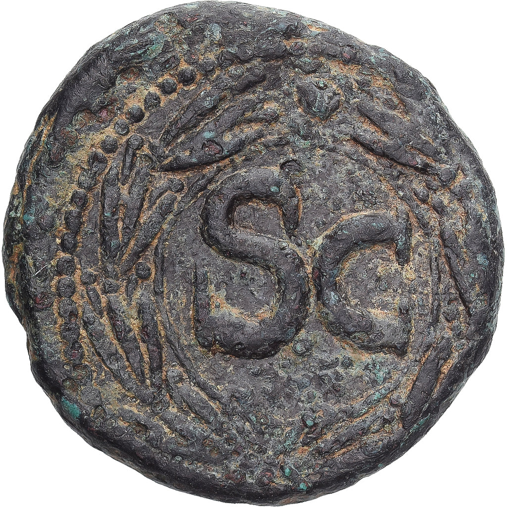 Munten, Antoninus Pius, As, 54-68, ZG+, Bronzen