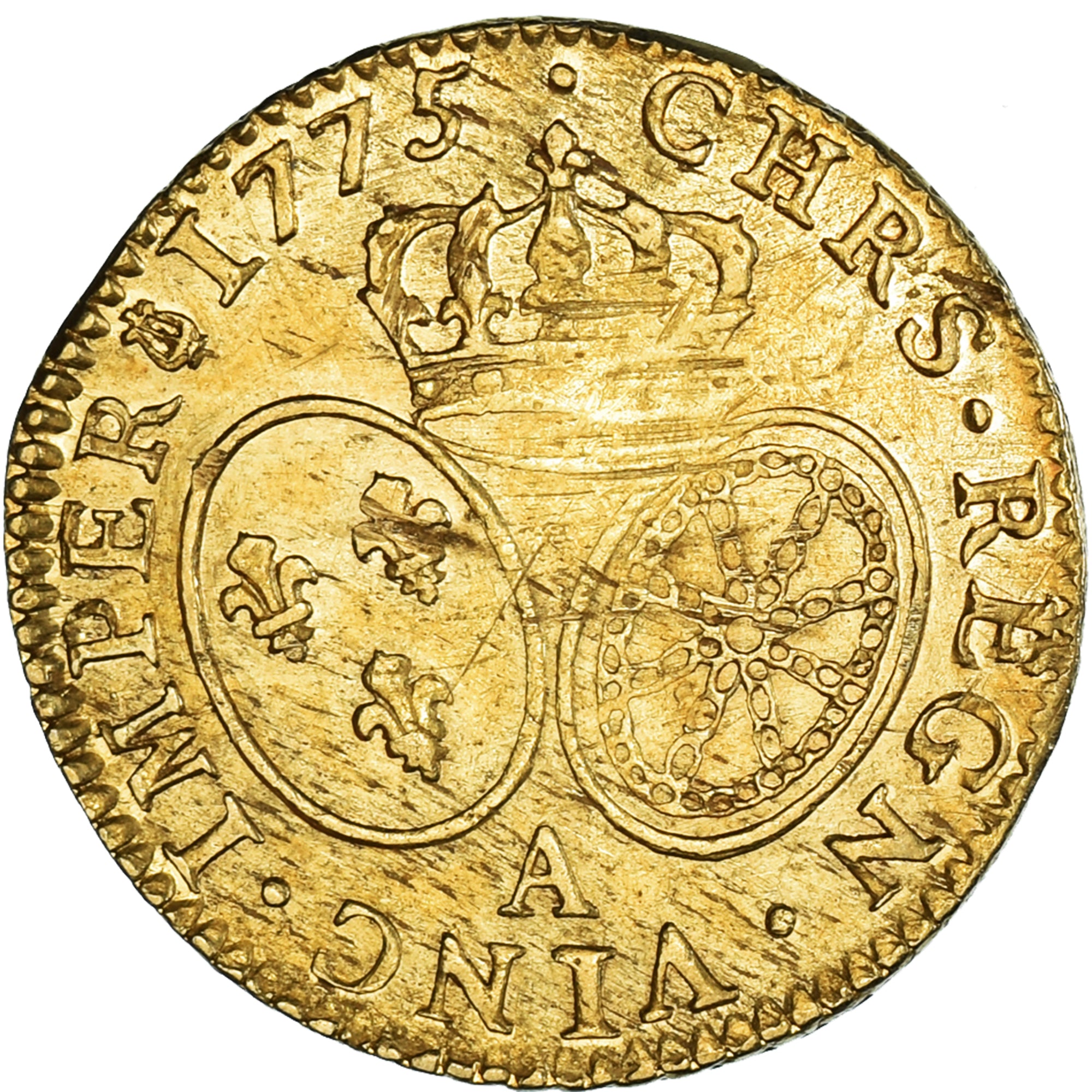 Francia, Louis XVI, Louis d'or au buste habillé, 1775, Paris, Oro, BB