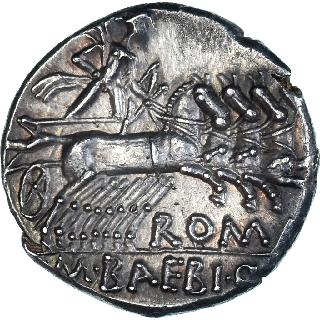 Baebia, Denarius, 137 BC, Rome, Silver, MS(60-62), Crawford:236/1a