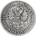 Moeda, Finlândia, Alexander II, 2 Markkaa, 1866, Helsinki, VF(30-35), Prata