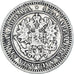 Moneda, Finlandia, Alexander II, 2 Markkaa, 1870, Helsinki, MBC, Plata, KM:7.1