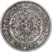 Moeda, Finlândia, Alexander II, 2 Markkaa, 1870, Helsinki, EF(40-45), Prata